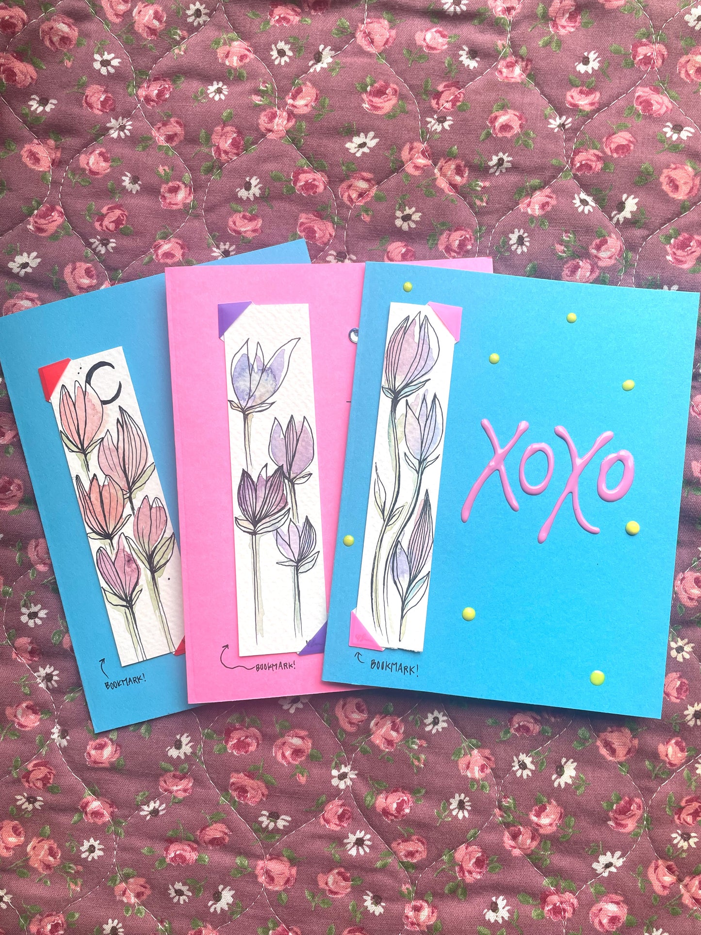 Love Letter with Channeled Message & Hand-Painted Bookmark
